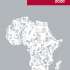 Image of cover of the African Disability Rights Yearbook journal, which shows an outline of the continent of Africa filled with artistically jumbled white accessibility icons against a gray background. 